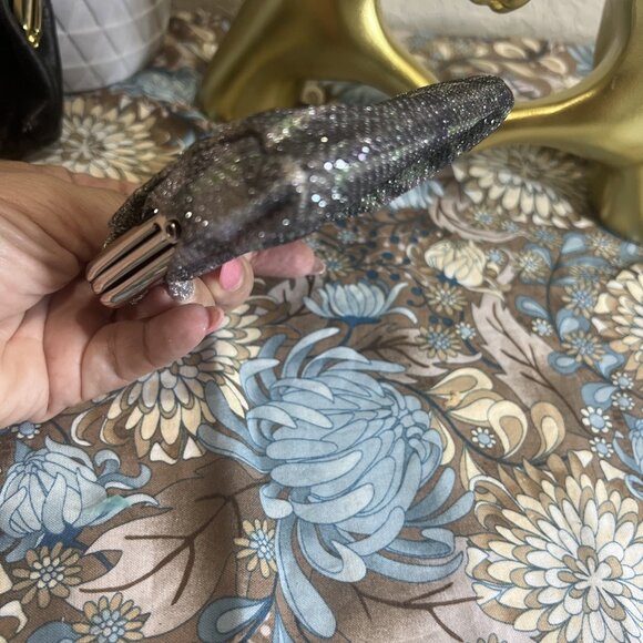 Vintage Buxton Triple Frame Coin Purse And Kiss-lock Vintage Black Coin Purse - Picture 6 of 16